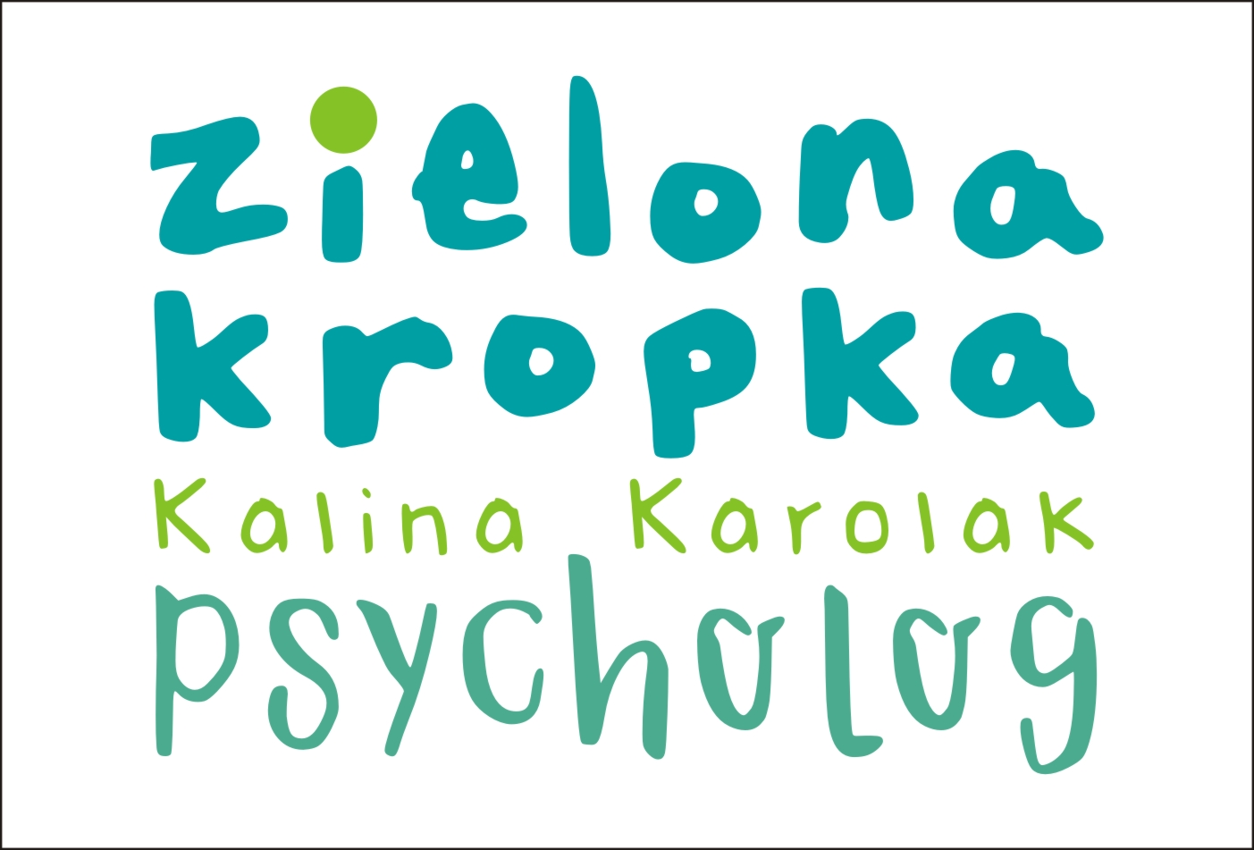 zielona kropka 1
